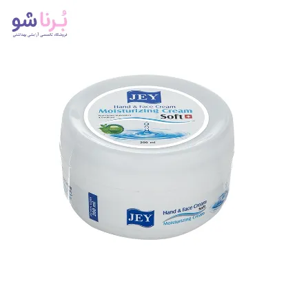 تصویر  کرم مرطوب کننده دست و صورت جی مدل Soft مناسب انواع پوست